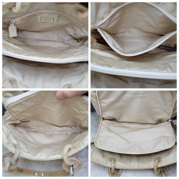 PRADA Nylon Tessuto Beige Handbag - Picture 5 of 9
